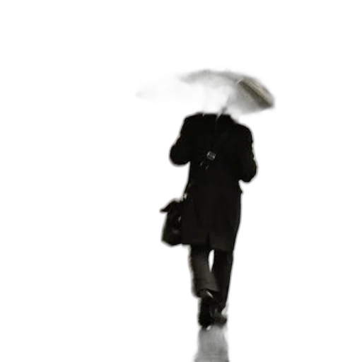 umbrella, jacket, staff, hat transparent PNG cut-out