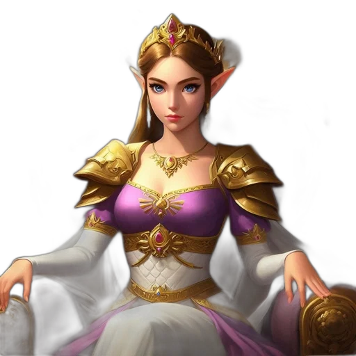 crown, jewelry, dress, staff transparent PNG cut-out