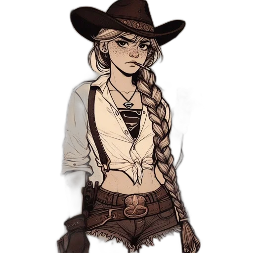 hat, staff, jacket, concept art transparent PNG cut-out