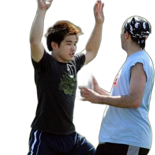 group, people, playing, frisbee transparent PNG cut-out