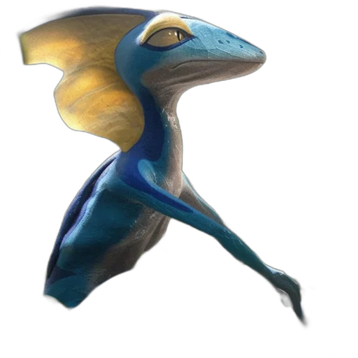 dragon, creature, animal, staff transparent PNG cut-out