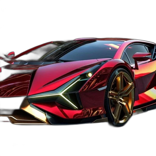 car, 3d render, photorealistic, concept art transparent PNG cut-out