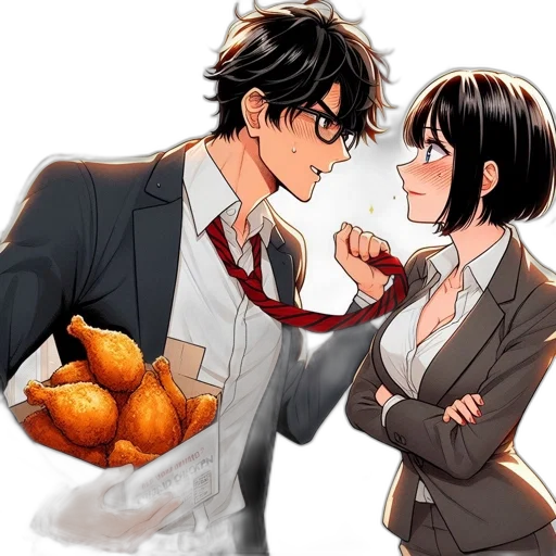 food, anime, concept art, photorealistic transparent PNG cut-out