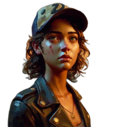 jacket, hat, face, weapon transparent PNG cut-out