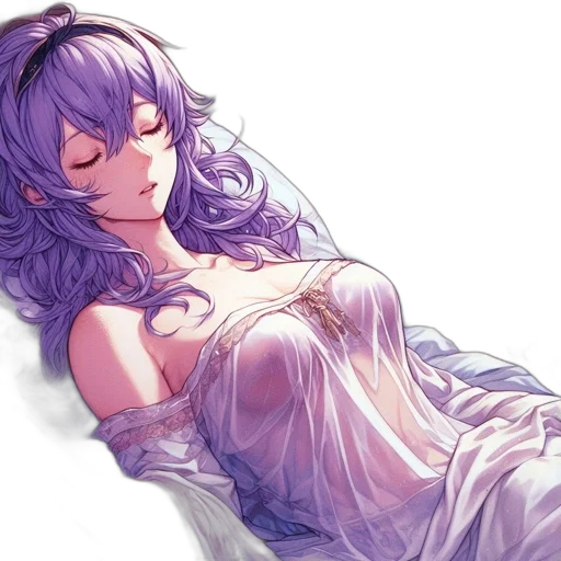 dress, crown, face, watercolor transparent PNG cut-out