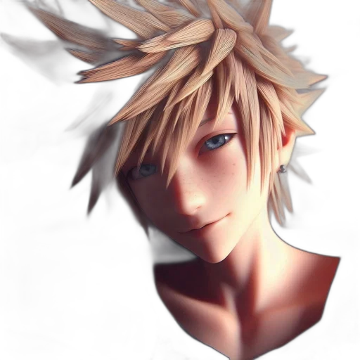 face, mask, crown, hair transparent PNG cut-out