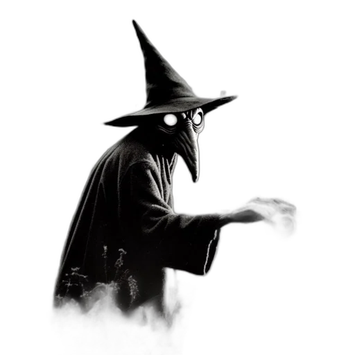 staff, hat, mask, creature transparent PNG cut-out