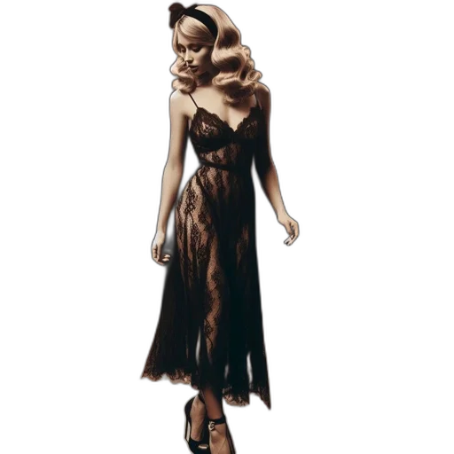 dress, staff, creature, face transparent PNG cut-out
