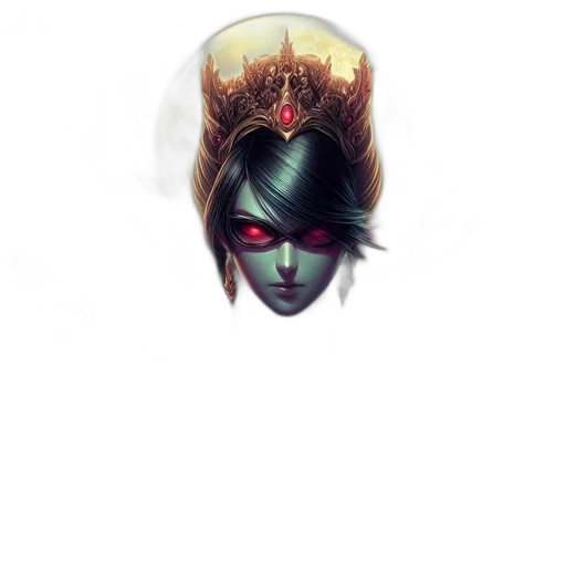crown, hat, face, mask transparent PNG cut-out