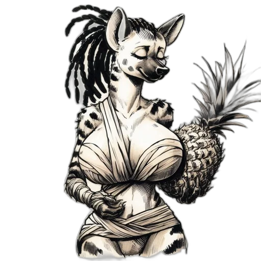 animal, fantasy art, concept art, pixel art transparent PNG cut-out