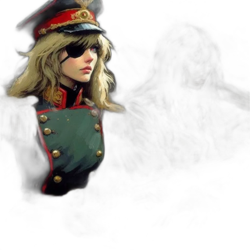 staff, hat, face, weapon transparent PNG cut-out