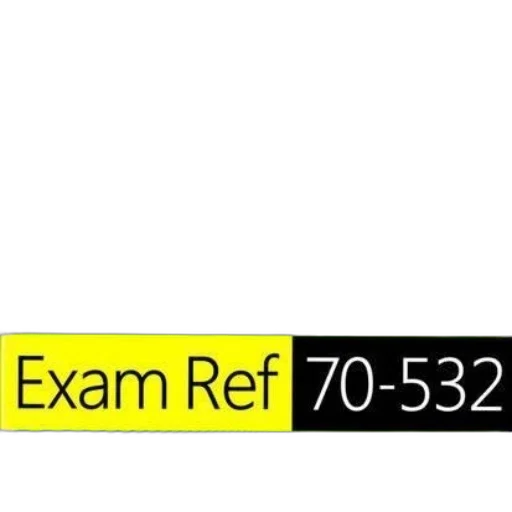 exam, ref, 70-532, developing transparent PNG cut-out