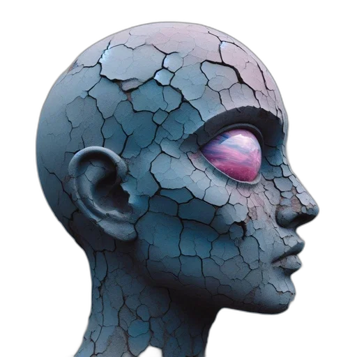 robot, mask, face, creature transparent PNG cut-out