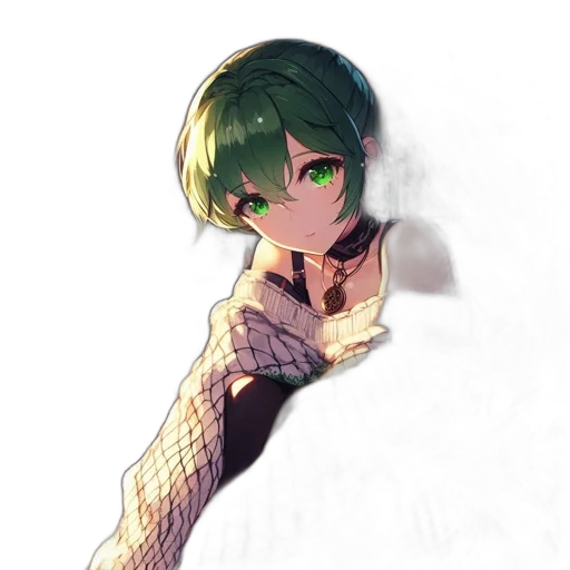 weapon, staff, creature, dress transparent PNG cut-out