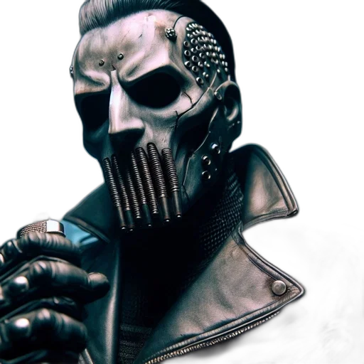mask, weapon, face, robot transparent PNG cut-out