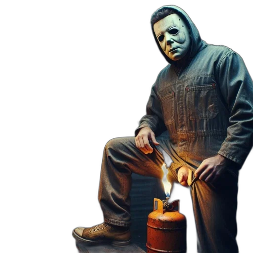 mask, jacket, concept art, comic book art transparent PNG cut-out