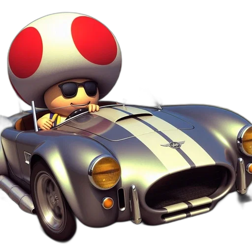 car, 3d render, concept art, cartoon transparent PNG cut-out