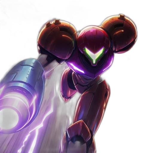 robot, weapon, concept art, 3d render transparent PNG cut-out