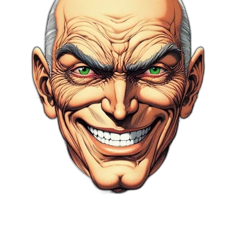 face, mask, comic book art, concept art transparent PNG cut-out