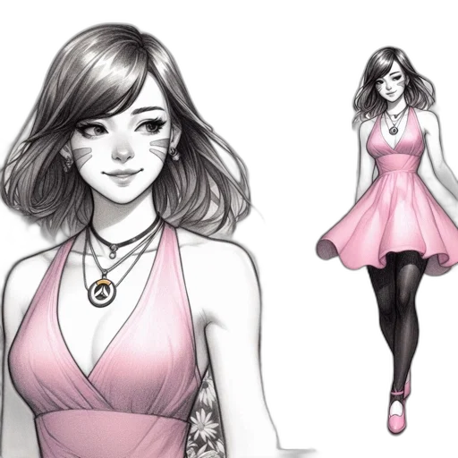 dress, concept art, fantasy art, cartoon transparent PNG cut-out