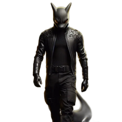 mask, jacket, animal, concept art transparent PNG cut-out