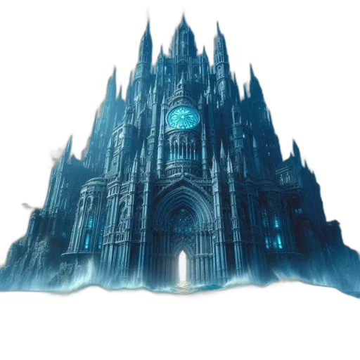 building, sword, concept art, fantasy art transparent PNG cut-out