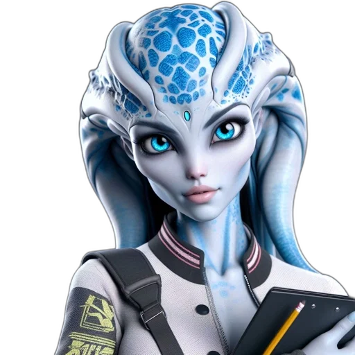 robot, concept art, fantasy art, 3d render transparent PNG cut-out