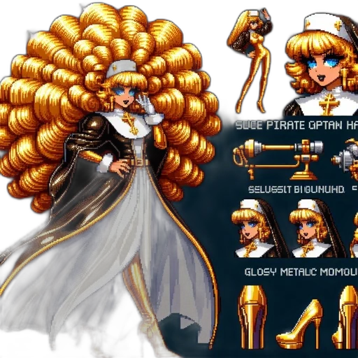 concept art, pixel art, fantasy art, anime transparent PNG cut-out