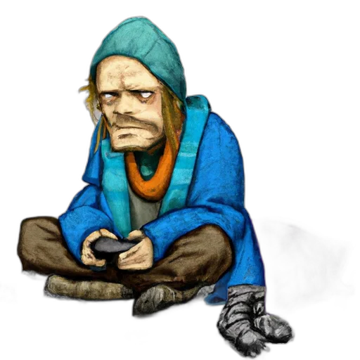 staff, face, jacket, hat transparent PNG cut-out