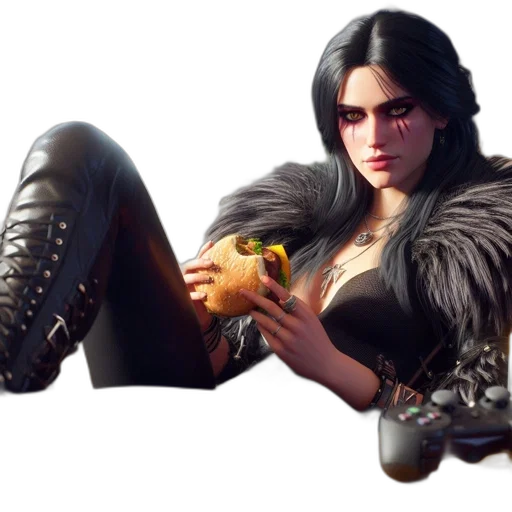 weapon, sword, staff, face transparent PNG cut-out