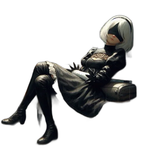 dress, mask, robot, weapon transparent PNG cut-out