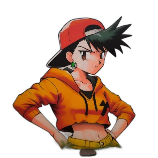 hat, jacket, staff, jewelry transparent PNG cut-out