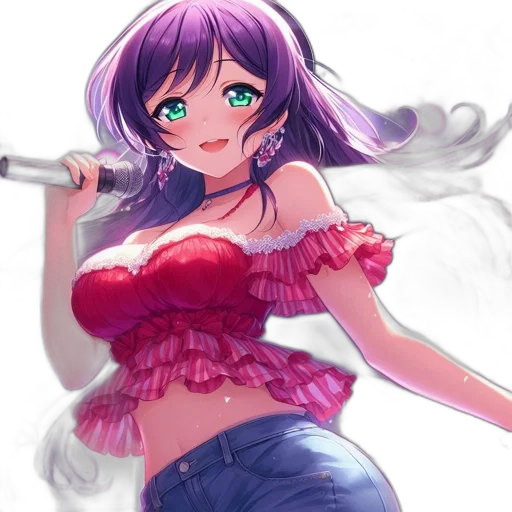 weapon, dress, staff, flower transparent PNG cut-out