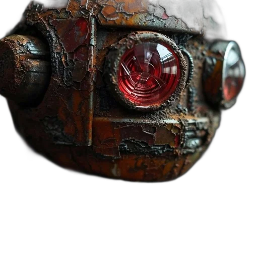 robot, mask, weapon, face transparent PNG cut-out