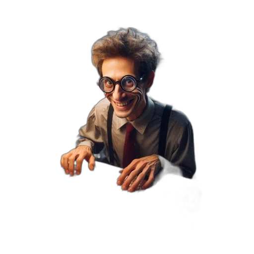 staff, face, mask, creature transparent PNG cut-out