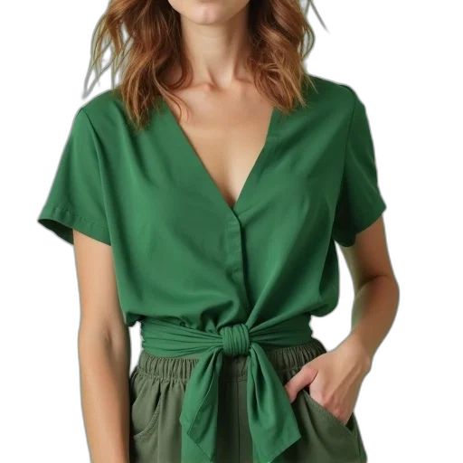 dress, jacket, green, earth tones transparent PNG cut-out