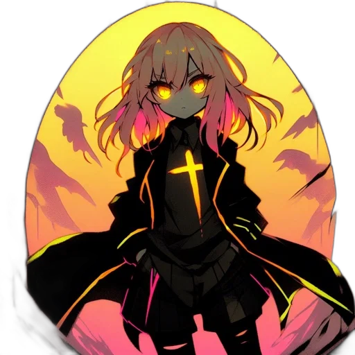 jacket, staff, weapon, dress transparent PNG cut-out