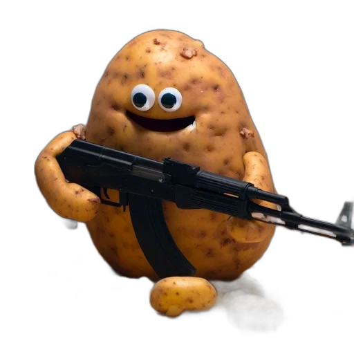 weapon, food, animal, robot transparent PNG cut-out