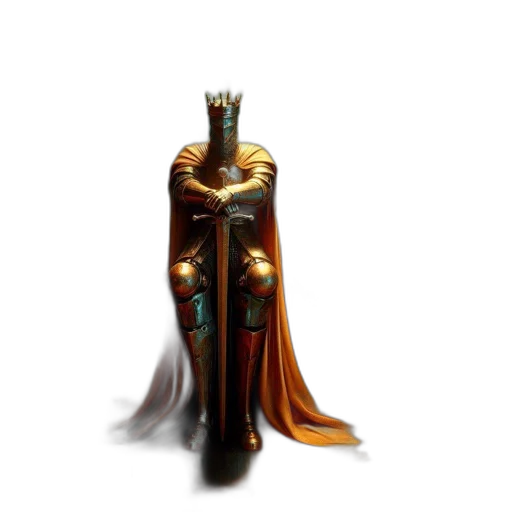 sword, crown, staff, weapon transparent PNG cut-out