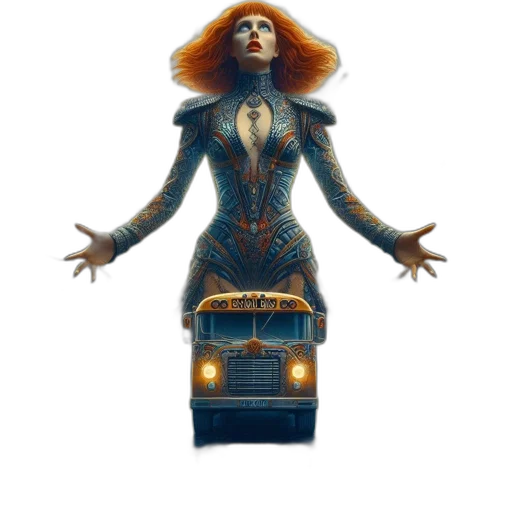 dress, robot, staff, jewelry transparent PNG cut-out
