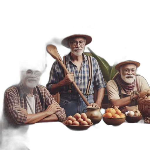 food, staff, mask, hat transparent PNG cut-out