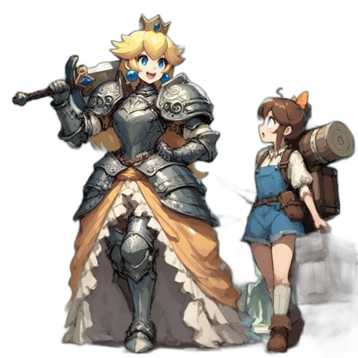 weapon, sword, staff, crown transparent PNG cut-out