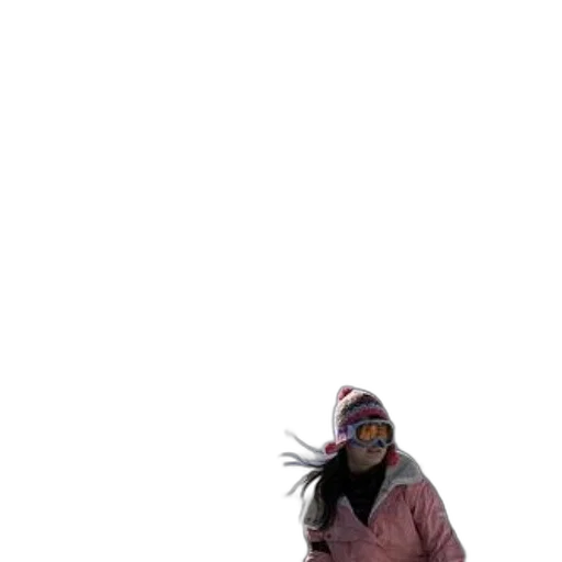 jacket, hat, staff, creature transparent PNG cut-out