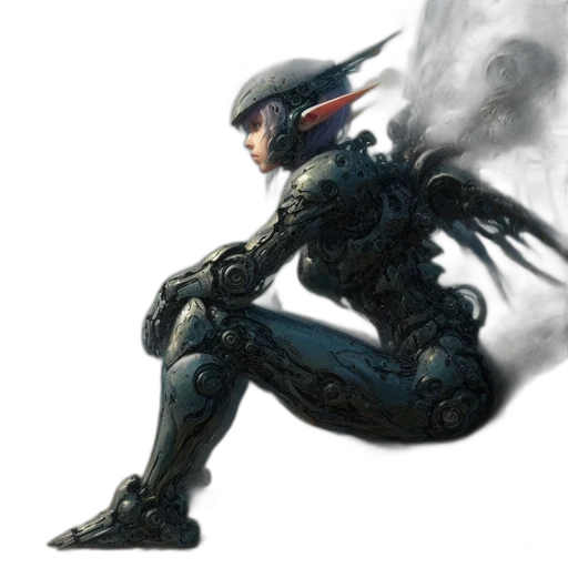 robot, dragon, creature, weapon transparent PNG cut-out