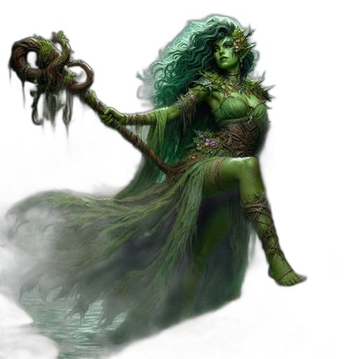 staff, fantasy art, concept art, comic book art transparent PNG cut-out