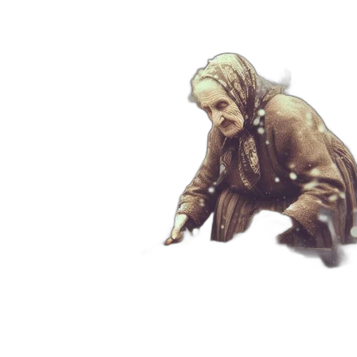 creature, weapon, staff, jacket transparent PNG cut-out