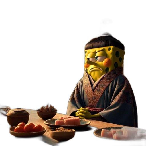 food, staff, mask, creature transparent PNG cut-out