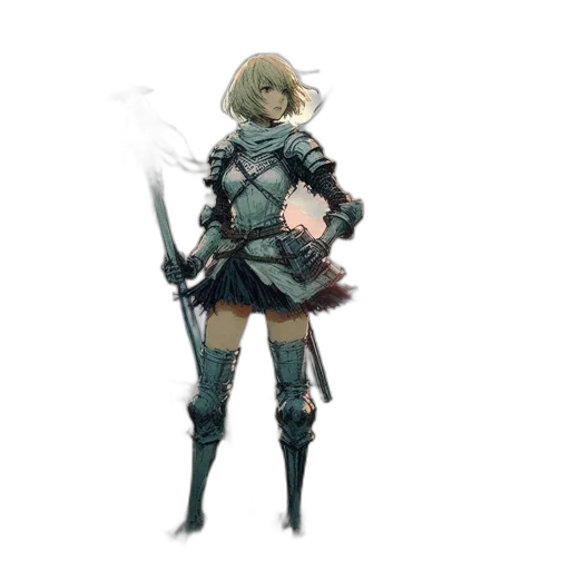 sword, weapon, staff, jacket transparent PNG cut-out