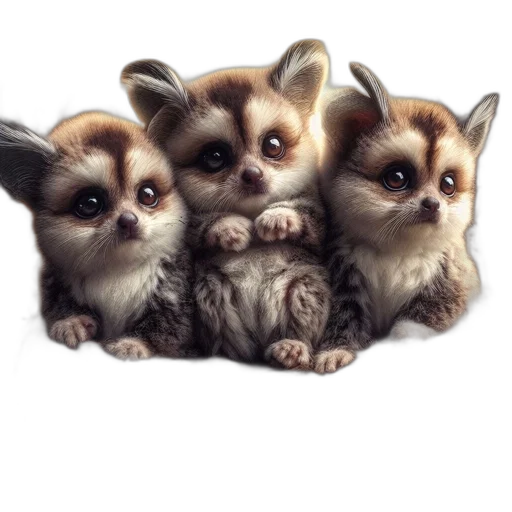 animal, photorealistic, 3d render, concept art transparent PNG cut-out
