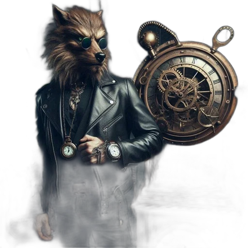 staff, mask, jacket, animal transparent PNG cut-out